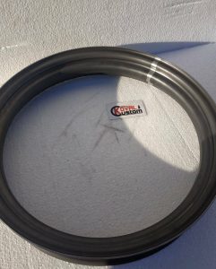 21×2.5 motorcycle wheel rim Invader style – unpainted heavy-duty steel, 2.5 mm thick