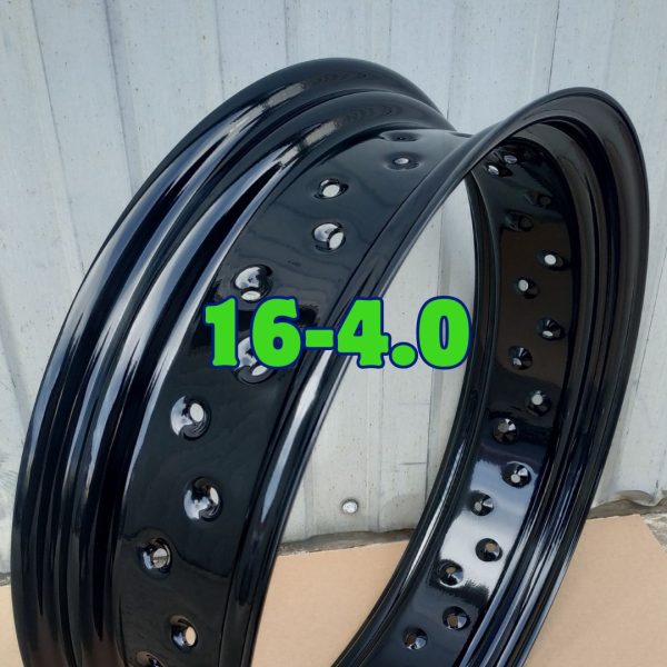 Wheel Rim 16-4.0-40 holes. Black gloss for Harley