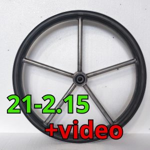 Invader Wheel 21 inch without brake flange – front view