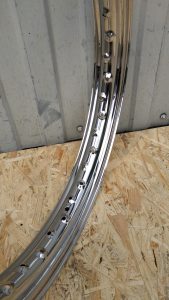 Motorcycle Rim 16-2.15 - 40 Holes Stainless Steel Polished