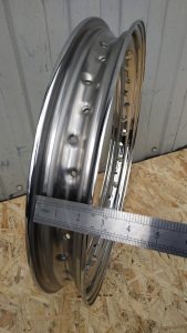 Motorcycle Rim 16-2.15 - 40 Holes Stainless Steel Polished