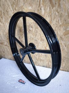 Invader Wheel 21-2.15 with brake flange Black Gloss