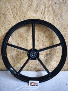 Invader Wheel 21-2.15 with brake flange Black Gloss