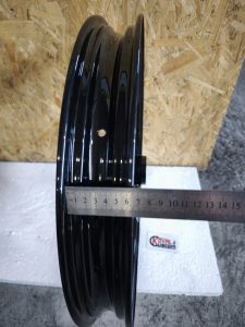 Invader Wheel 21-2.15 with brake flange Black Gloss