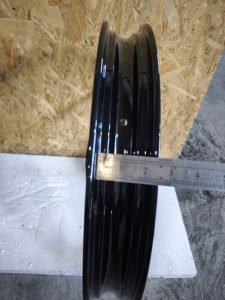 Invader Wheel 21-2.15 with brake flange Black Gloss