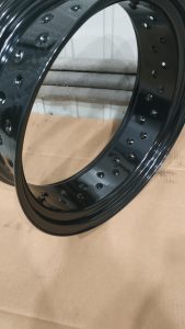 Harley wide rim 17 inch by 6 inch – Black Gloss powder coated