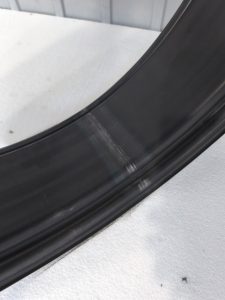 Wide steel Invader rim 23×6.0 no holes – heavy-duty custom wheel