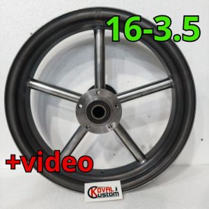 Invader Wheel 16x3.5 steel rim for Harley-Davidson chopper bobber