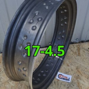 Wheel Rim 17-4.5-80-holes for Harley. Uncoated