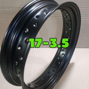 Wheel Rim 17-3.5-40-holes for Harley. Black Gloss