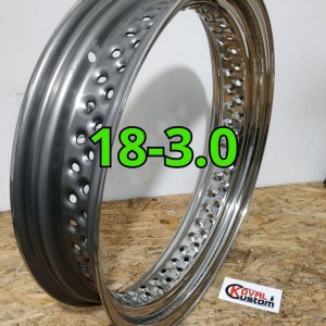 Wheel Rim  18-3.0 -80 holes  Stainless steel  Harley Chopper Bobber