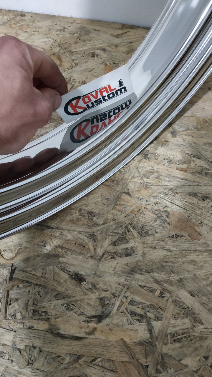 polished stainless motorcycle rim