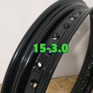 15x3.0 steel rim 40 holes for custom motorcycle