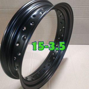 15x3.5 wide steel rim 40 holes for custom motorcycle