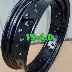 15x4.0 extreme wide steel rim 40 holes for custom motorcycle