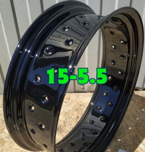 15x5.5 steel rim 40 holes for custom motorcycle wheel