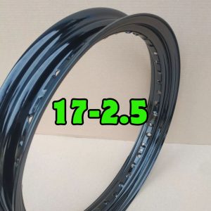 17x2.5 steel rim 40 holes for custom motorcycle wheel