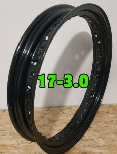 17x3.0 steel rim 40 holes for custom motorcycle wheel