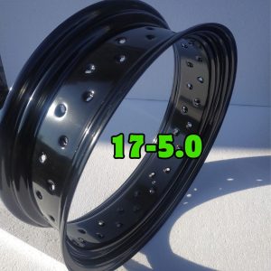 17x5.0 extreme wide steel rim 40 holes for custom motorcycle wheel