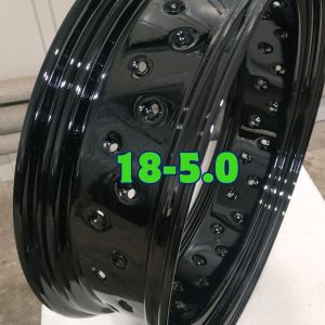 18x5.0 extreme wide steel rim 40 holes for custom motorcycle wheel
