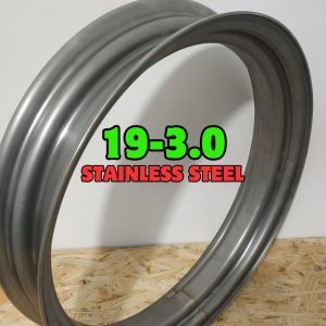 19x3.0 stainless steel blank rim without holes for custom motorcycle wheels
