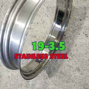 19x3.5 stainless steel blank rim without holes for custom motorcycle wheels