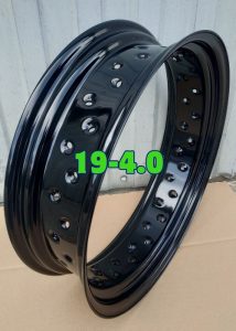 19x4.0 wide steel rim 40 holes for custom motorcycle wheel