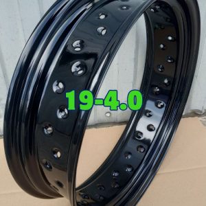 19x4.0 wide steel rim 40 holes for custom motorcycle wheel
