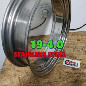 19x4.0 extra wide stainless steel blank rim without holes for fat tire builds