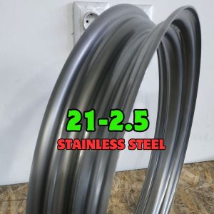 19x2.5 stainless steel blank rim without holes for custom motorcycle wheels