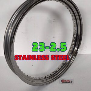 23x2.5 stainless steel rim 40 holes mirror polished tall wheel