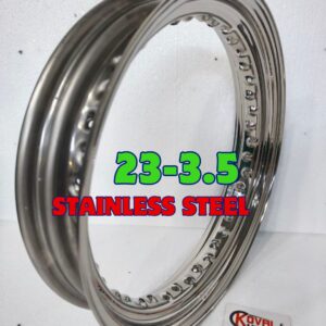 23x3.5 stainless steel rim 40 holes mirror polished wide front wheel