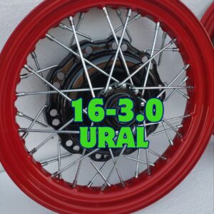 16x3.0 steel rim and 40 spokes DIY wheel assembly kit