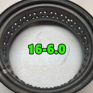 16x6.0 steel motorcycle rim with 80 holes for wide tire custom builds