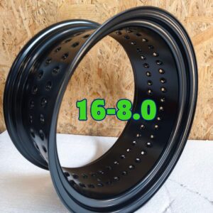 16x8.0 steel motorcycle rim 80 holes for fat tire chopper build