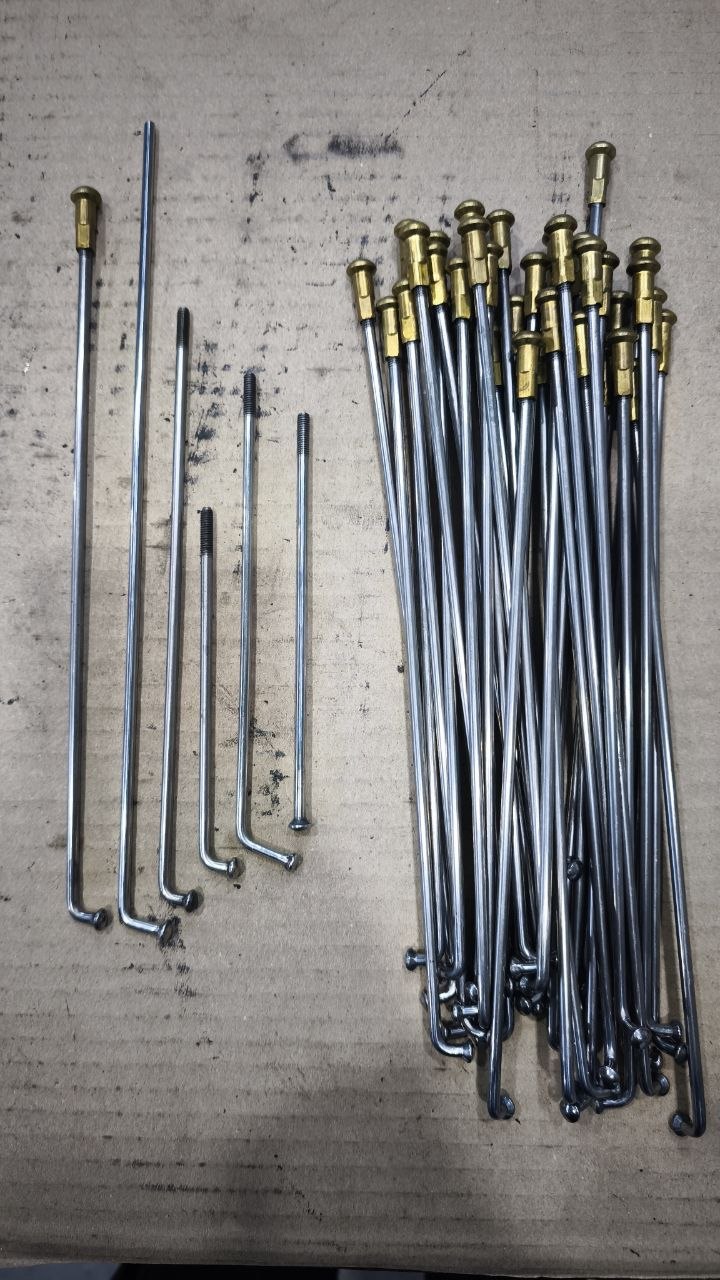 Rust proof AISI 304 stainless steel spokes for vintage cruisers