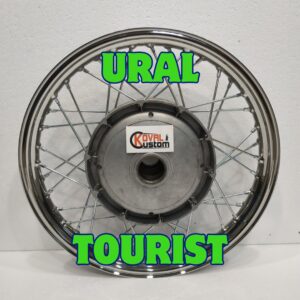 Ural Tourist mirror polished stainless steel rim 40 holes 19 inch
