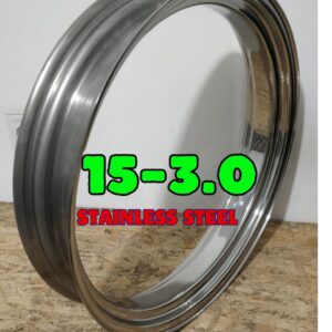 Premium 15x3.0 stainless rim custom motorcycle spoke wheel hoop