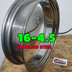 Premium 16x4.5 stainless rim custom motorcycle spoke wheel hoop