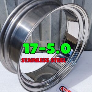 Premium 17x5.0 stainless rim custom motorcycle spoke wheel hoop