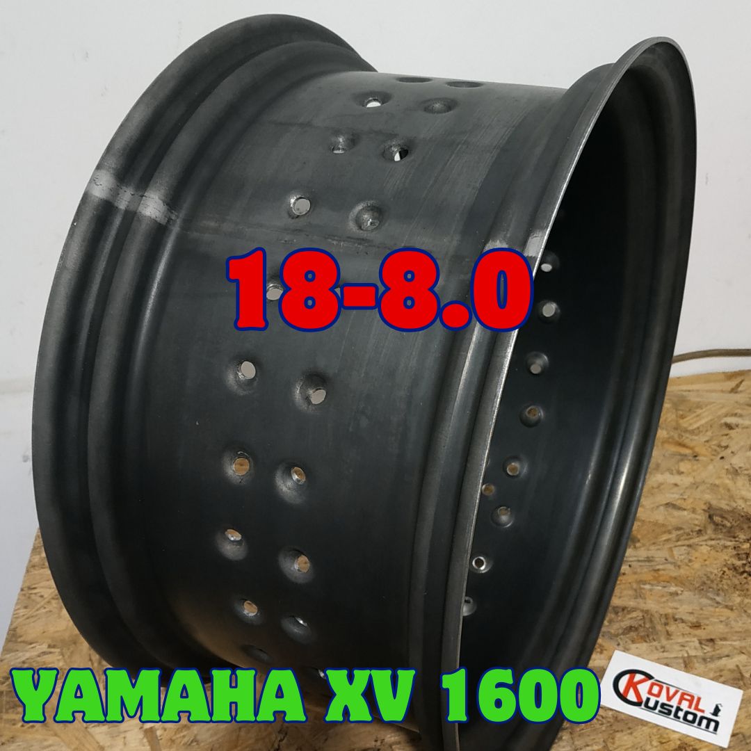 Premium 18x8.0 steel rim 56 hole custom motorcycle wheel hoop