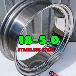 Premium 18x5.0 stainless rim custom motorcycle spoke wheel hoop