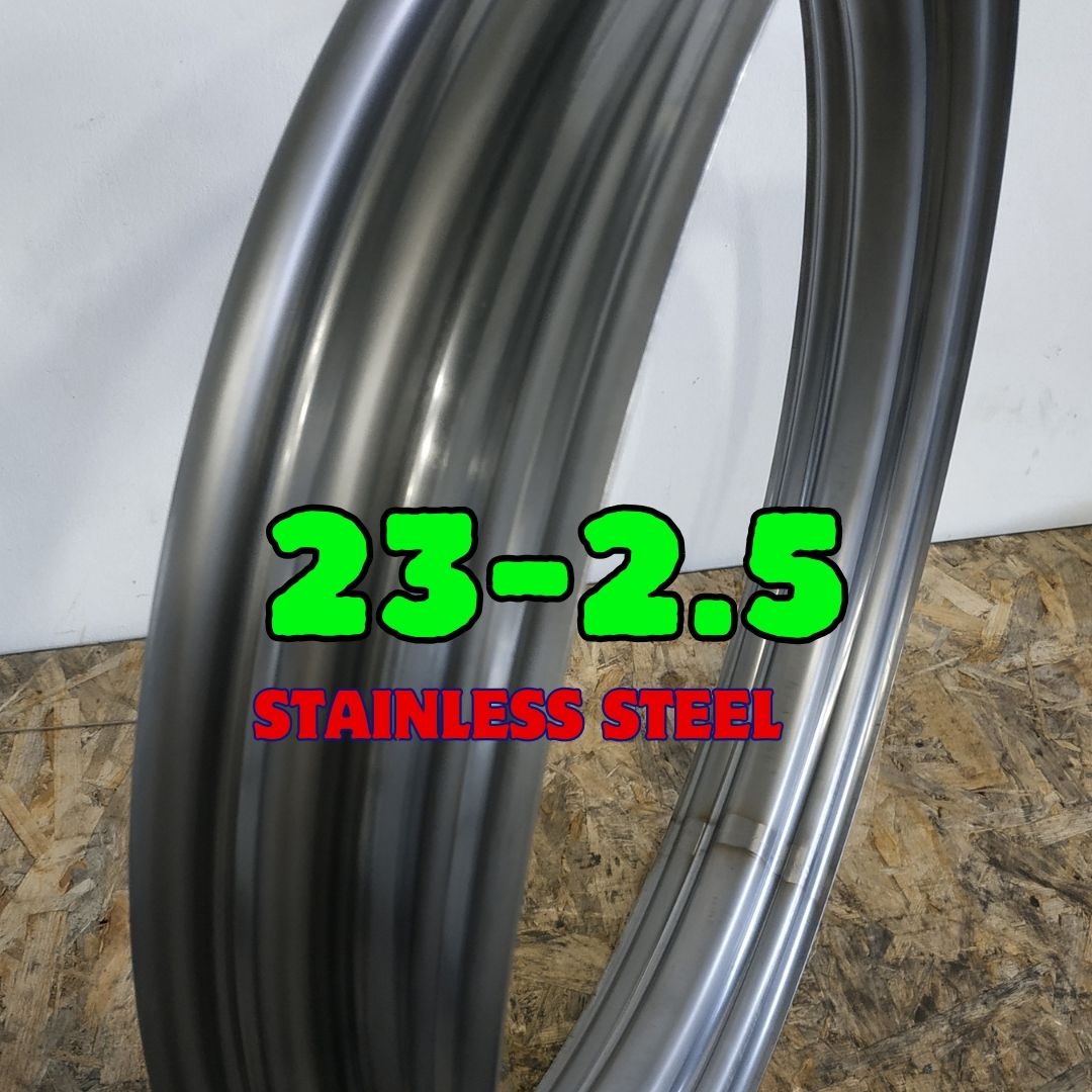 Premium 23x2.5 stainless rim custom motorcycle spoke wheel hoop