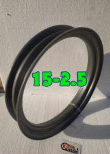 15x2.5 steel rim no holes for custom motorcycle wheel
