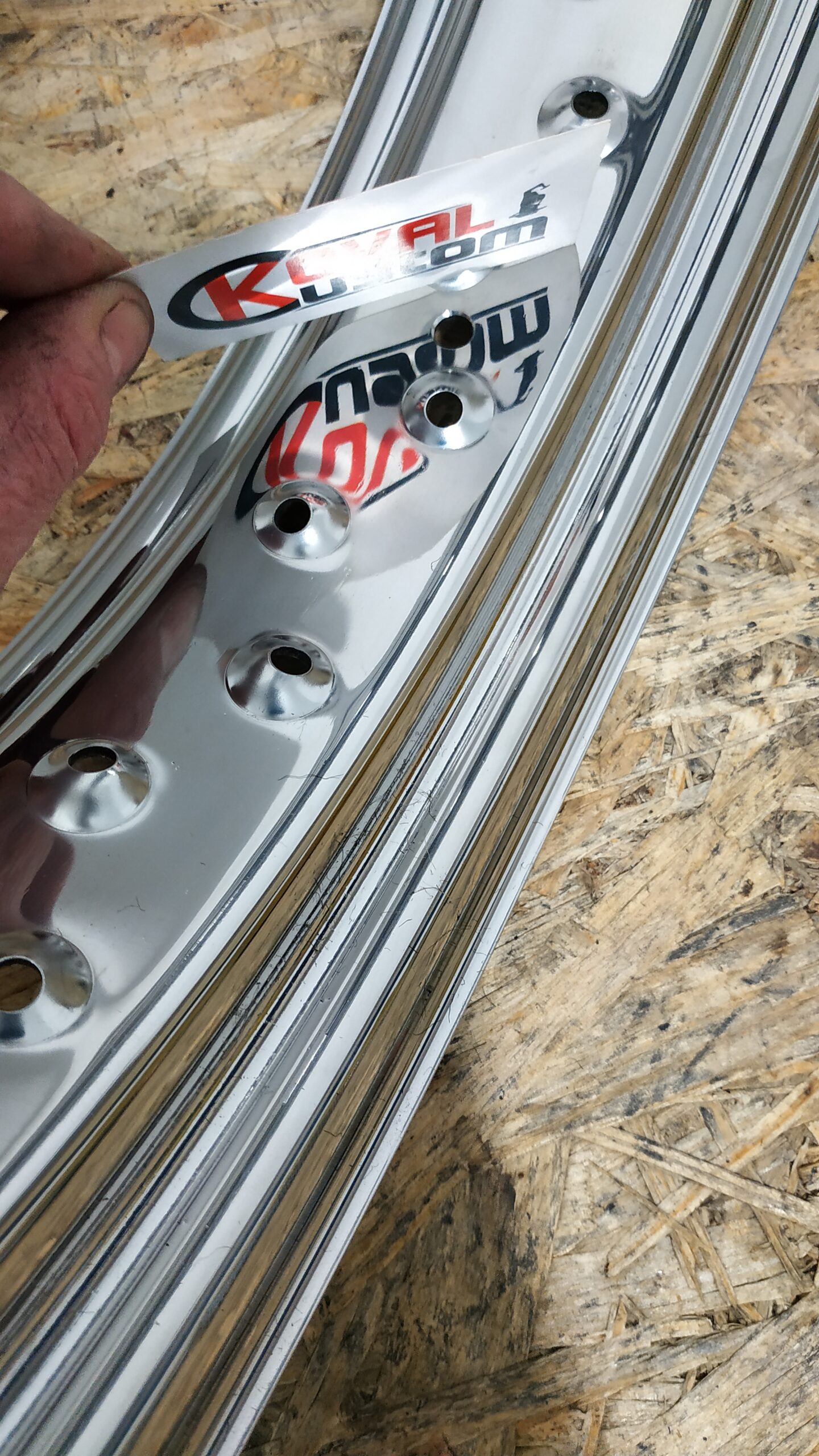 Stainless steel rim for bobber and chopper builds