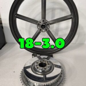 18 drum Invader 5-spoke wheel for Harley