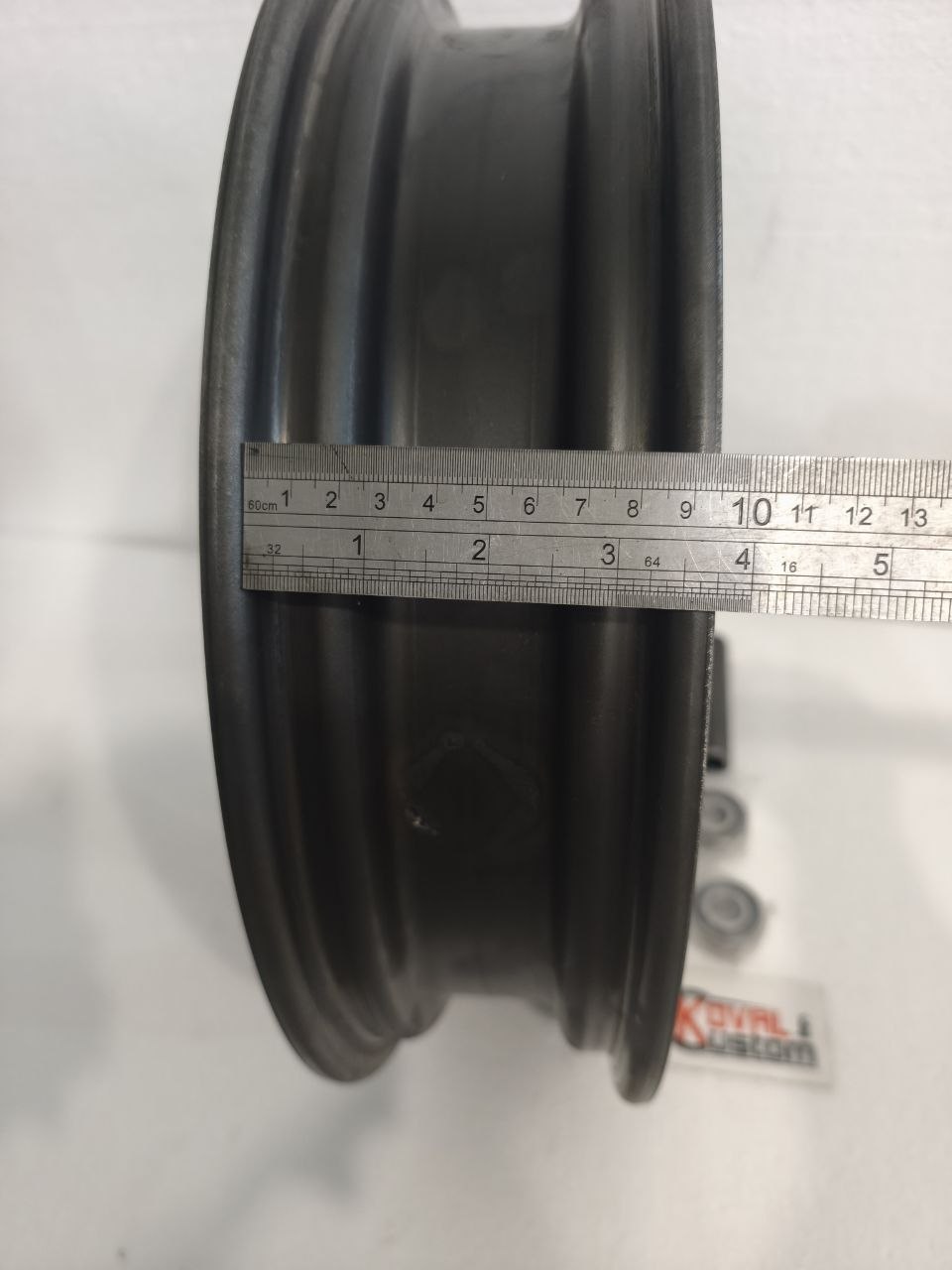 Raw steel 16x3.5 Invader wheel for drum brake setup